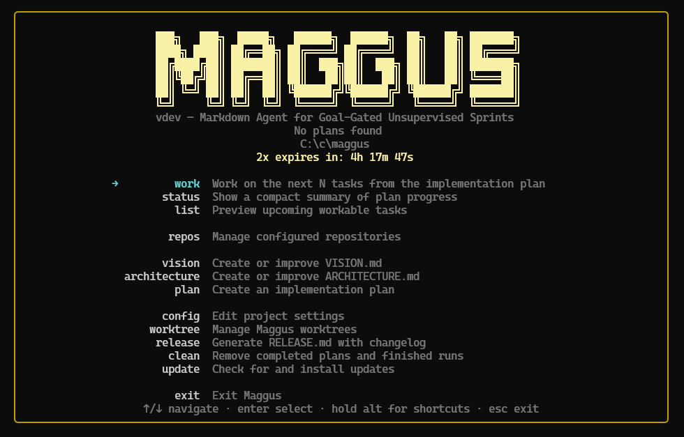 Main Menu
