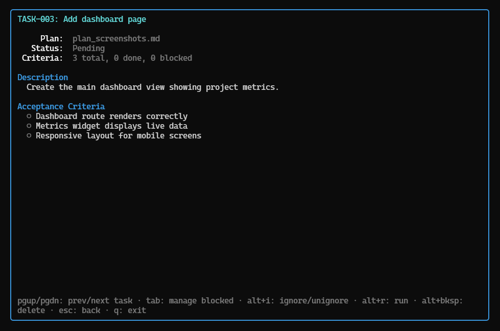 Task Detail